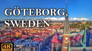 [4k] Walking tour in the center of Göteborg, Sweden