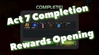 Act 7 Completion Rewards Opening - Marvel contest of champions