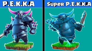 Pekka Every Levels Vs Super Pekka Every Levels | Pekka vs Super Pekka |Pekka battles Clash of clans