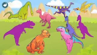 Dinosaurs Shape Matching Puzzle ! Game for kids