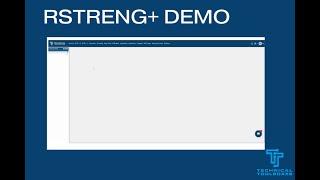 Technical Toolboxes' RSTRENG+ Demo Video
