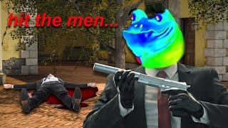 HITTING many MEN in Hitman