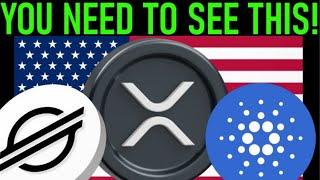 XRP XLM ADA BIG USA CRYPTO NEWS