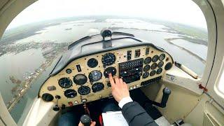 Vliegles 23: Solo #5 with Touch & Go at Hilversum Airport (EHHV) | Tecnam Sierra P2002-JF