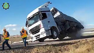 Dangerous Idiots Truck & Heavy Equipment Fails Compilation | Extreme Truck Idiots at Work #107