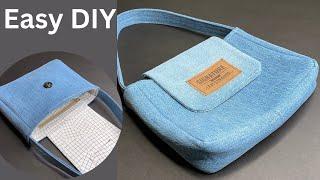  It’s Very Easy to Sew a Stylish Bag from Old Jeans