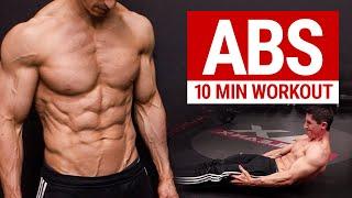 10 MIN AB WORKOUT // 6 PACK ABS // No Equipment | ATHLEAN X