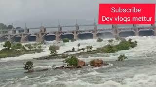 Mettur dam water flowing.. #devvlogsmettur