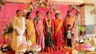 pavithra beauty vlogs half's  saree function / super function