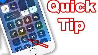 How To Add Apps To Control Center - iPhone, iPad, iPod Touch - iOS 11