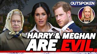 "Prince Harry & Meghan Markle threatened the Queen" The Sussexes bad behaviour exposed by Lady C