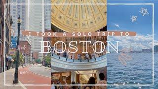 I took a solo trip to Boston (Escaping #nyc for the weekend) | Travel Vlog 2021