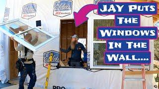 Jay's BIGGEST Project EVER!! Episode 13--Windows, Doors, and Flashing!