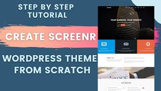 Screenr Wordpress Theme Installation & Configuration