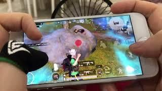 iPhone 7 PUBG Mobile 4 FINGER HANDCAM BEST GAMEPLAY LIVIK 