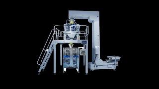 500g 1kg sugar packing machine with multiheads weigher