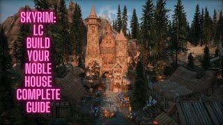 Skyrim Village Building Mod and Player Home: LC_Build Your Noble House plus all materials and codes