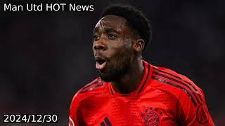 Four transfers Man United can complete on January 1 including Alphonso Davies and Jonathan David