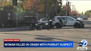 Innocent driver killed after chase ends in violent crash in Orange County