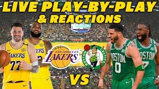 Los Angeles Lakers vs Boston Celtics | Live Play-By-Play & Reactions