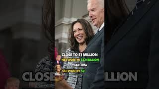 Donald Trump vs Kamala Harris Networth's over the years