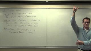 Statistics Lecture 1.1:  The Key Words and Definitions For Elementary Statistics