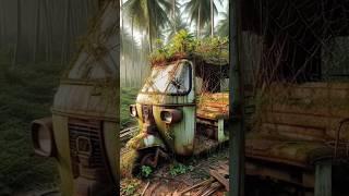 Abandoned Rickshaw in The Forest - Scary Nature Tour #shorts #wildlife #spider #scary #nature