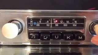 Chromelondon.com BLAUPUNKT ESSEN VW OEM VINTAGE CHROME RADIO WITH WARRANTY AND MP3