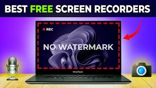 TOP 5 Best FREE Screen Recording Software For PC & Laptop No Watermark/ No Time Limit (2024)