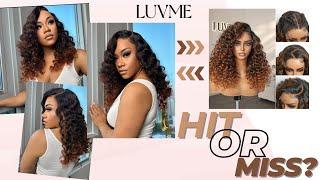 LUVME HONEST REVIEW  | 7x6 HD Ombre Copper Brown Water Wave Wig | Unboxing FULL DETAILED INSTALL