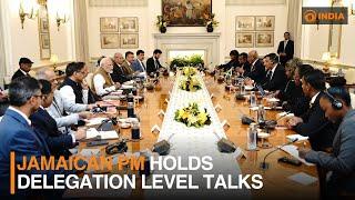 Jamaican PM holds delegation level talks in Delhi | DD India