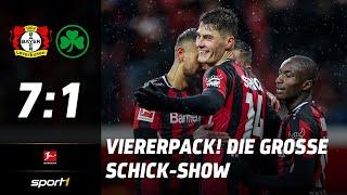 Leverkusen - Fürth 7:1 | Highlights Bundesliga 14. Spieltag | SPORT1