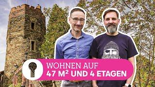 Mittelalterlicher Turm am Rhein als historisches Tiny House | ARD Room Tour