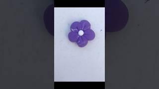 How to make clay flower mix colour #clay #art #diy #handcrafted #viralshort