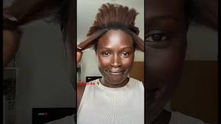 Easy 4c hairstyle - no gel no buildup  #naturalhair #4chair #4chairstyles #summerhairstyles