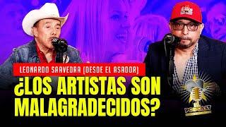 ¡ARTISTAS MALAGRADECIDOS! | LEONARDO 'DESDE EL ASADOR' CON PEDRO RIVERA EN EL PODCAST DE LOS FAMOSOS