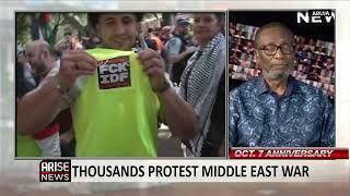 Oct. 7 Anniversary: Thousands Protest Middle East War - Joe Keshi