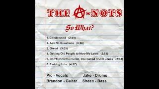 The A-Nots "So What?" (Full 2021 Rehearsal Demo)