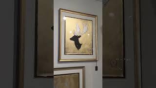 Elevate Your Space with Gold Artwork at Linly Designs!  #Shorts