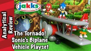 The Tornado, Sonic's Biplane Vehicle Playset from Jakks Pacific!