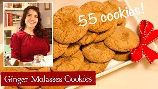 Easy Christmas Ginger Molasses Cookies recipe!!!