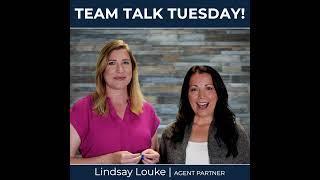 Team Talk Tuesday with Toni Zarghami and Lindsay Louke!