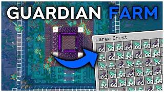 The EASIEST Guardian Farm in Minecraft Java 1.21 (Tutorial)