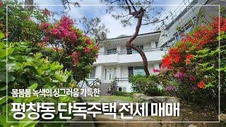 267. 봄향기 나는 녹색의 싱그러움 가득. 평창동 단독주택 올수리 전세 매매 Pyeongchang-dong Detached House for Rent&Sale