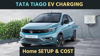 Tata Tiago EV Home Charging Setup | Charging Setup Explained with Pricing & Installation