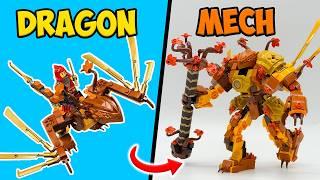 I Turned 3 Ninjago Dragons into CUSTOM Mechs!