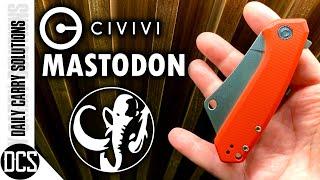 CIVIVI Mastodon Mini - A Lot to Like !