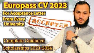 Europass CV | How to make Europass CV for free | Europass CV kaise banaye | Europass CV format