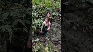 Husband and wife are stuck in a cave