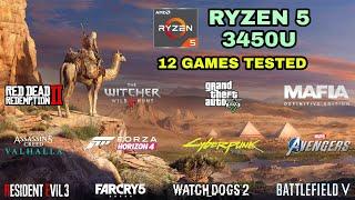 Ryzen 5 3450U Vega 8 Gaming Test ! 2021